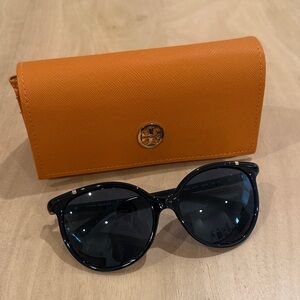 Tory Burch Sunglasses with Bold Orange Case